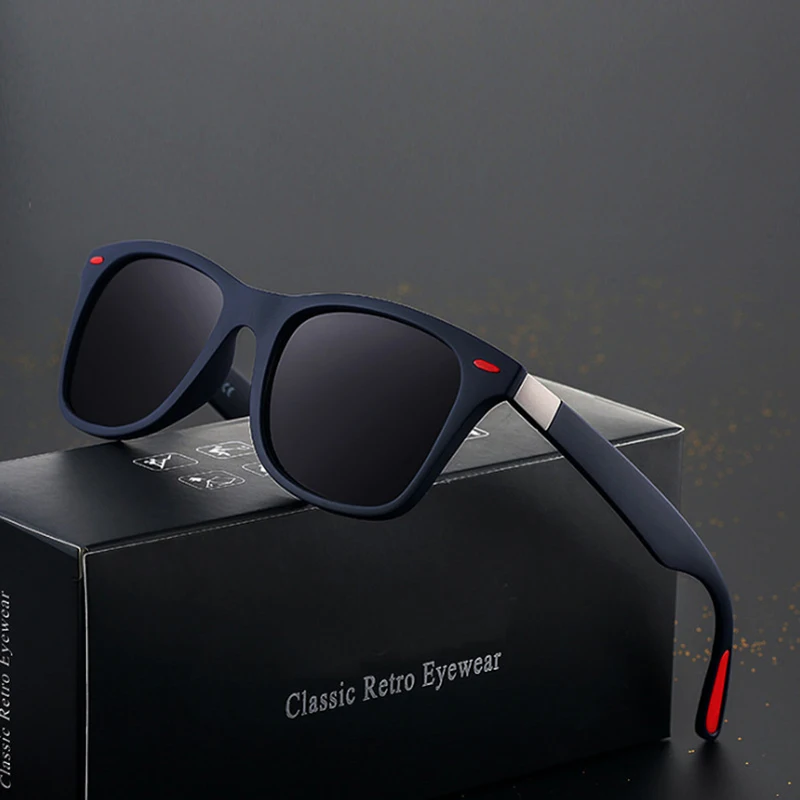 

Fashion Square Sunglasses Men Brand Designer Polarized Sun Glasses Male Female Classic Driver Shades Vintage Oculos De Sol
