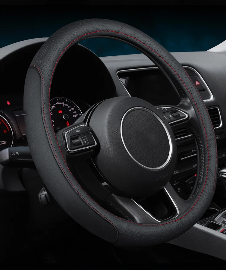 Чехол рулевого колеса автомобиля всесезонный Универсальный нескользящий