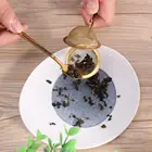 Золото Нержавеющаясталь Чай Infuser Сфера с черной Чай фильтр травы Специи фильтр диффузор для Чай горшок кружка Чай посуда Чай аксессуары