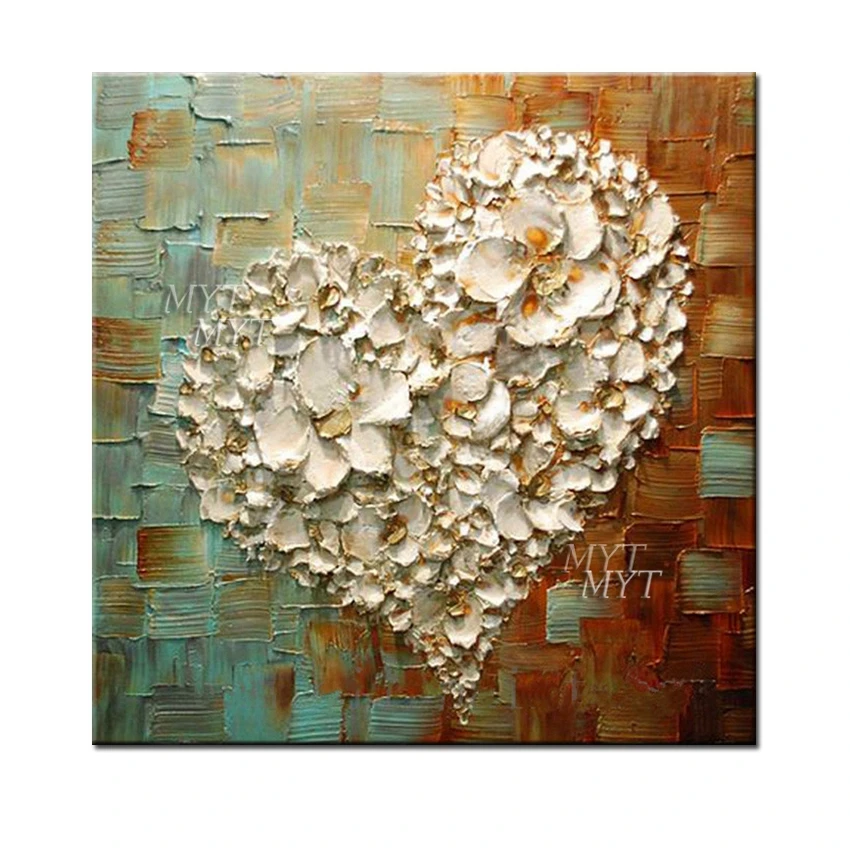 

Flower Of Different Color Abstract Oil Painting Wall Art Home Decor Picture Modern Painting On Canvas 100% Handpainted No Framed