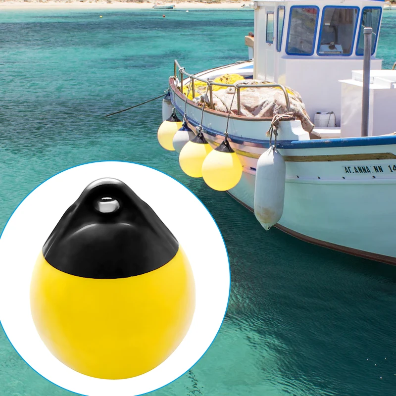 

Perfeclan Float Marine Fender Inflatable Buoy Boat Guide Bumper, Marker Buoy