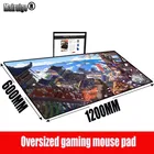MRGBEST, игровой коврик для мыши с изображением сказочного пейзажа в стиле аниме, для девочек, большой коврик для мыши, коврик для мыши с фиксирующим краем, коврик для клавиатуры и стола