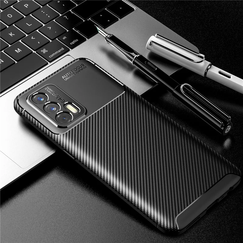 

Luxury Business Case For Realme GT Case For Realme GT Cover Silicone Shockproof Protective Back Bumper Capa For Realme GT