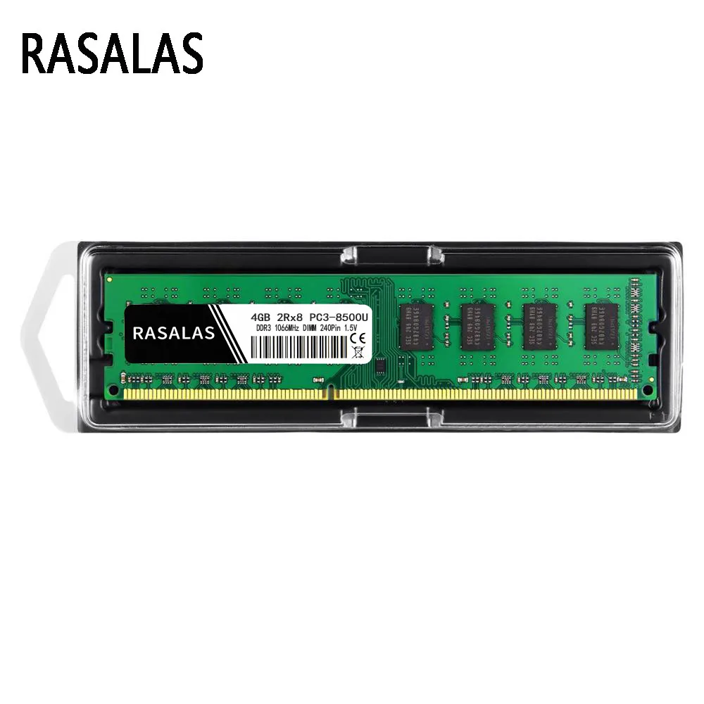 Оперативная память для настольного ПК Rasalas 8 ГБ 4 Гб DDR3 1600 МГц 1333 1 5 В 35 в DIMM