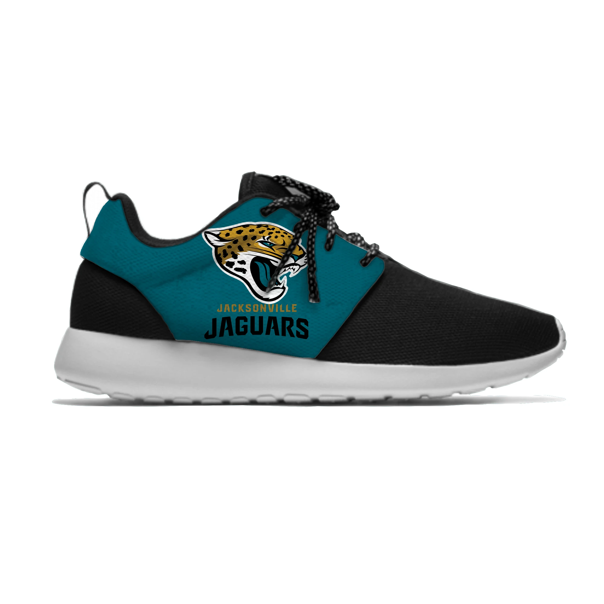 

Customized Jaguars Logo Zapatillas Hombre Man Shoes Casual Male Mesh Jacksonville Fans Shoes Breathable Lacing Sneaker