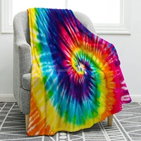 jekeno rainbow blanket pink colorful throw blanket spiral printed boho blanket soft warm bed couch sofa blanket plush throw