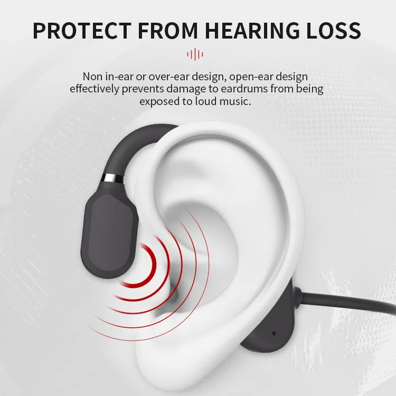 

Bluetooth 5.0 Open Ear Duet Trio Wireless Sport Headphone Surround Bone Sound Earphone Stereo HD Conduction Handfree For Running