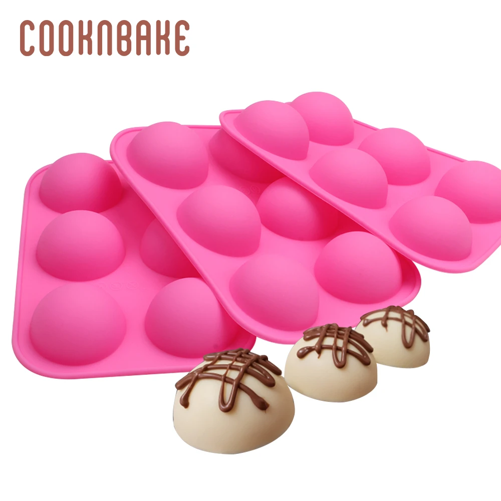 COOKNBAKE силиконовая форма для торта купольная выпечки Шоколадный пудинг 6