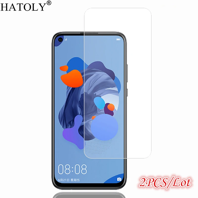 2 uds para Protector de pantalla de cristal Huawei Nova 5i Pro para Nova 5i Pro vidrio templado Protector de tel&eacute;fono para Huawei Nova 5i Pro-0