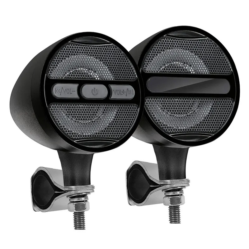 

MT473 12V Motorcycle USB MP3 Audio Player Bluetooth Speakers With FM Radio Tuner Waterproof Handlebar Install 3Inch Metal