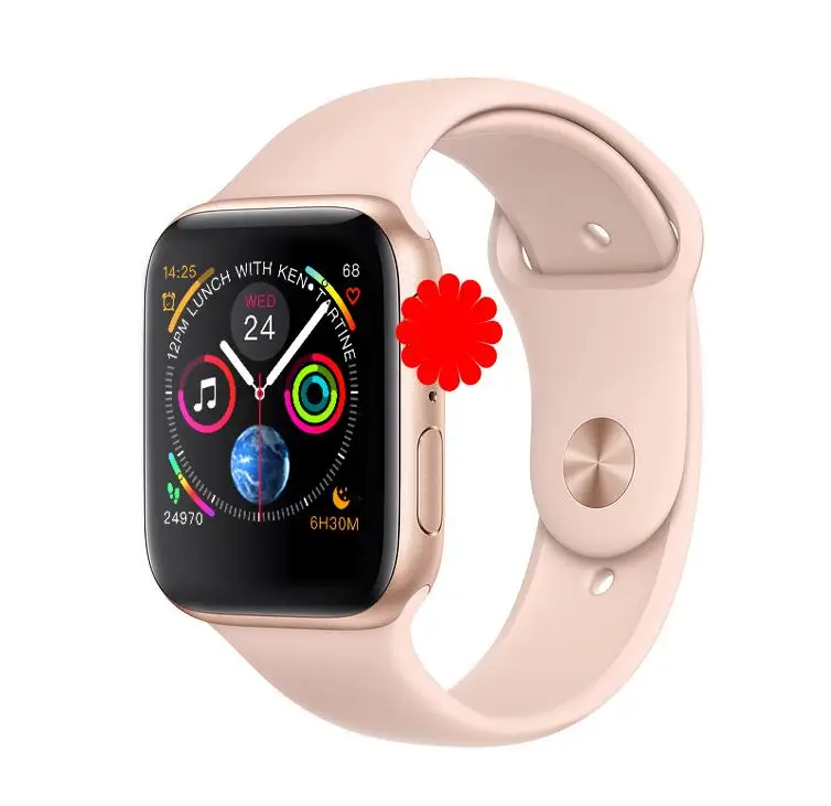 Умные часы iwo8 IWO 8 Plus 44 мм Bluetooth Smart watch Series 4 1:1 SmartWatch для IOS iPhone Android ЭКГ-шагомер сердечного ритма