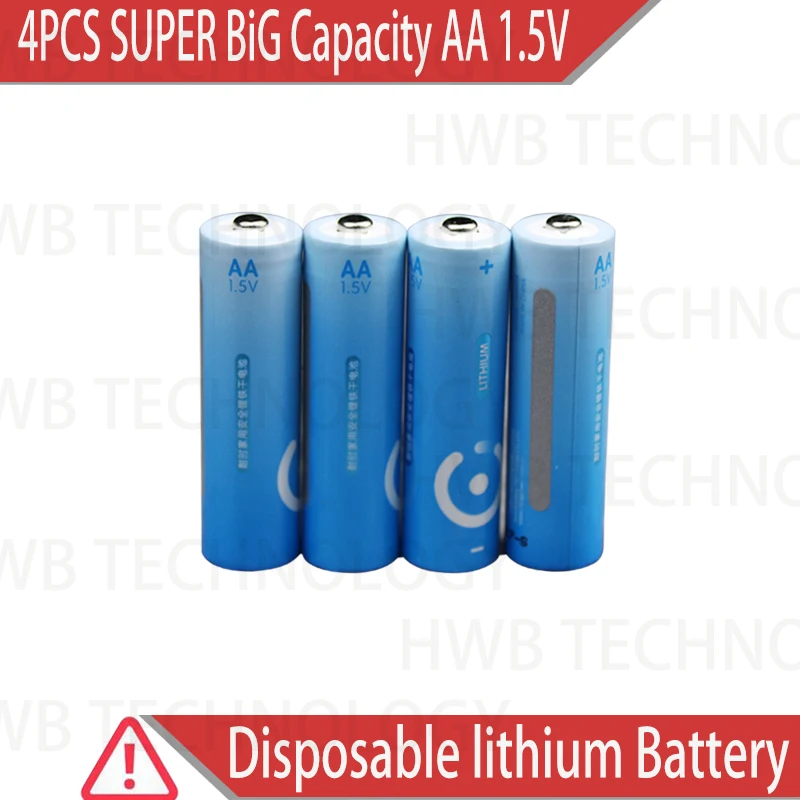 4 шт./упаковка литиевые железные батарейки AA 1 5 в|aa 1.5v|lithium 1.5v aa1.5v aa |