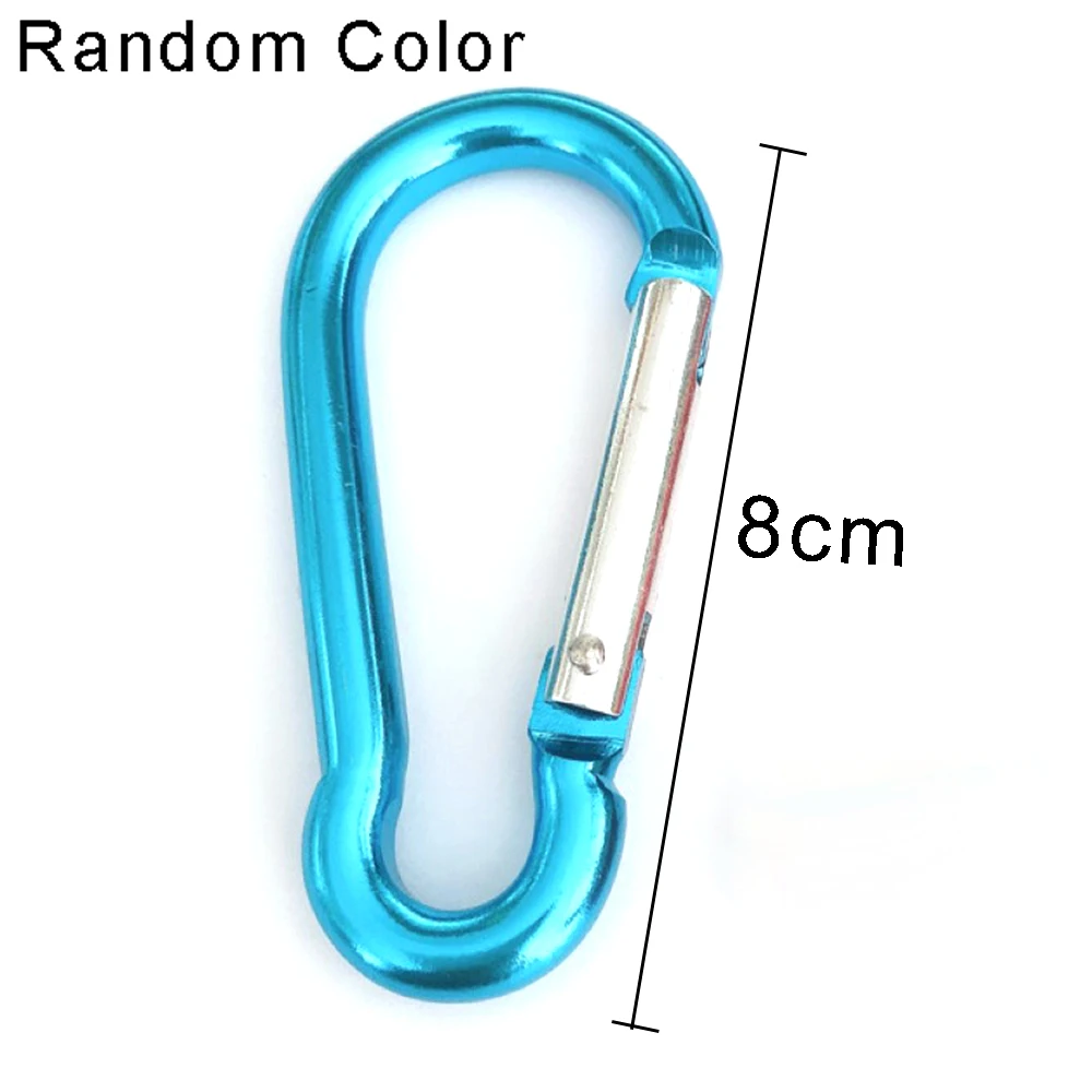 

Aluminum Alloy Carabiner Clip Safety Gourd Shape Camping Buckle Keyring Hook Keychain for Outdoor Climbing Hiking Camping