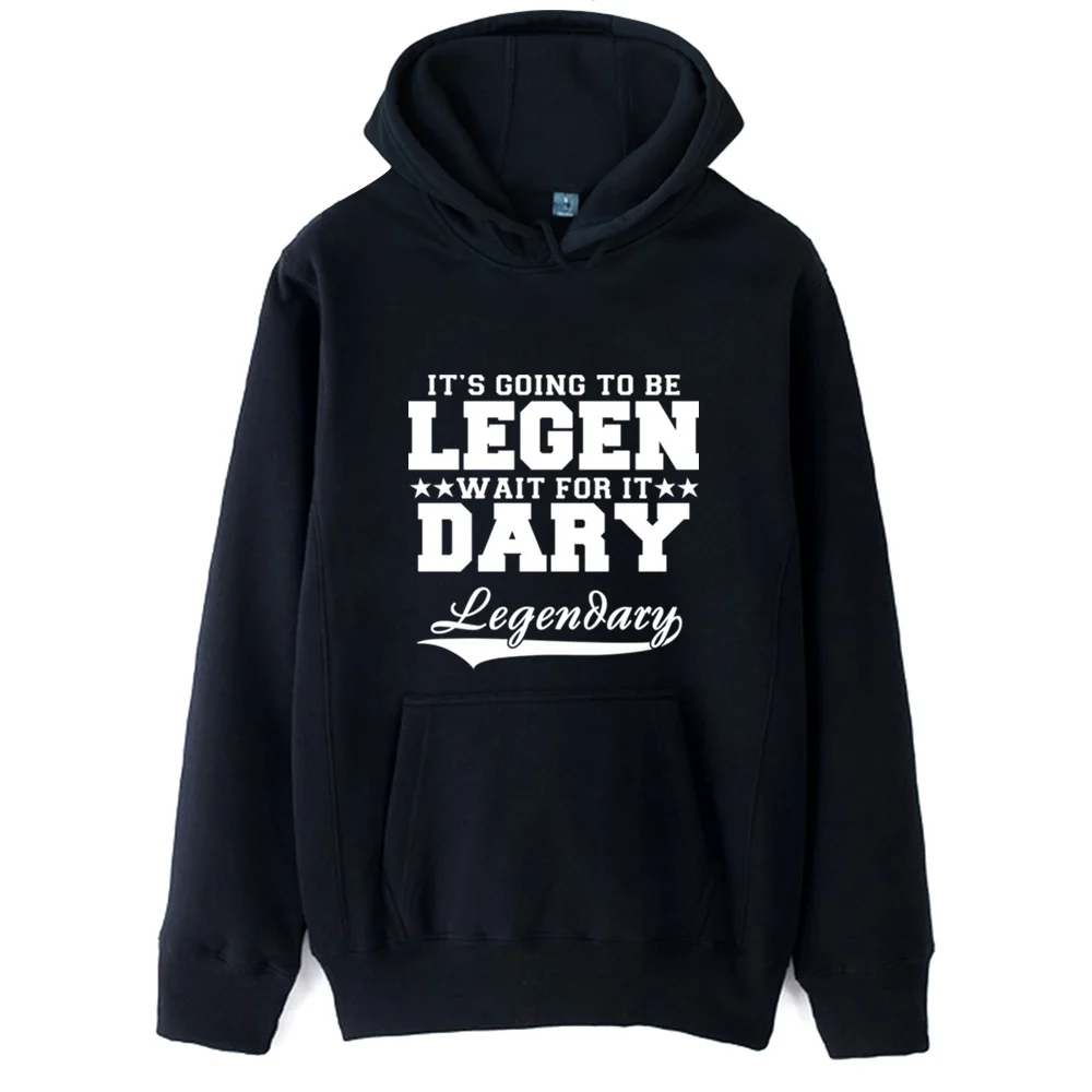 

Мужская толстовка с капюшоном для мальчиков HIMYM легинские буквы Dary это будет легендарным, подождите его осень-зима флисовая парная одежда ...