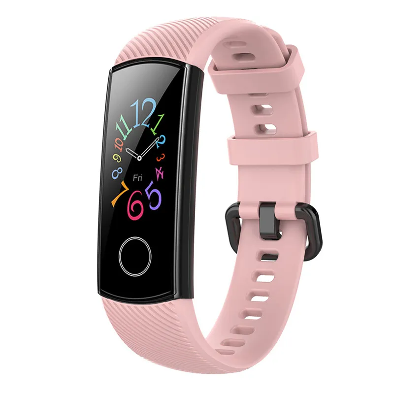 Силиконовый ремешок для huawei honor band 5, умный Браслет, ремешок на запястье для honor band 4, резиновый браслет, умные Сменные аксессуары