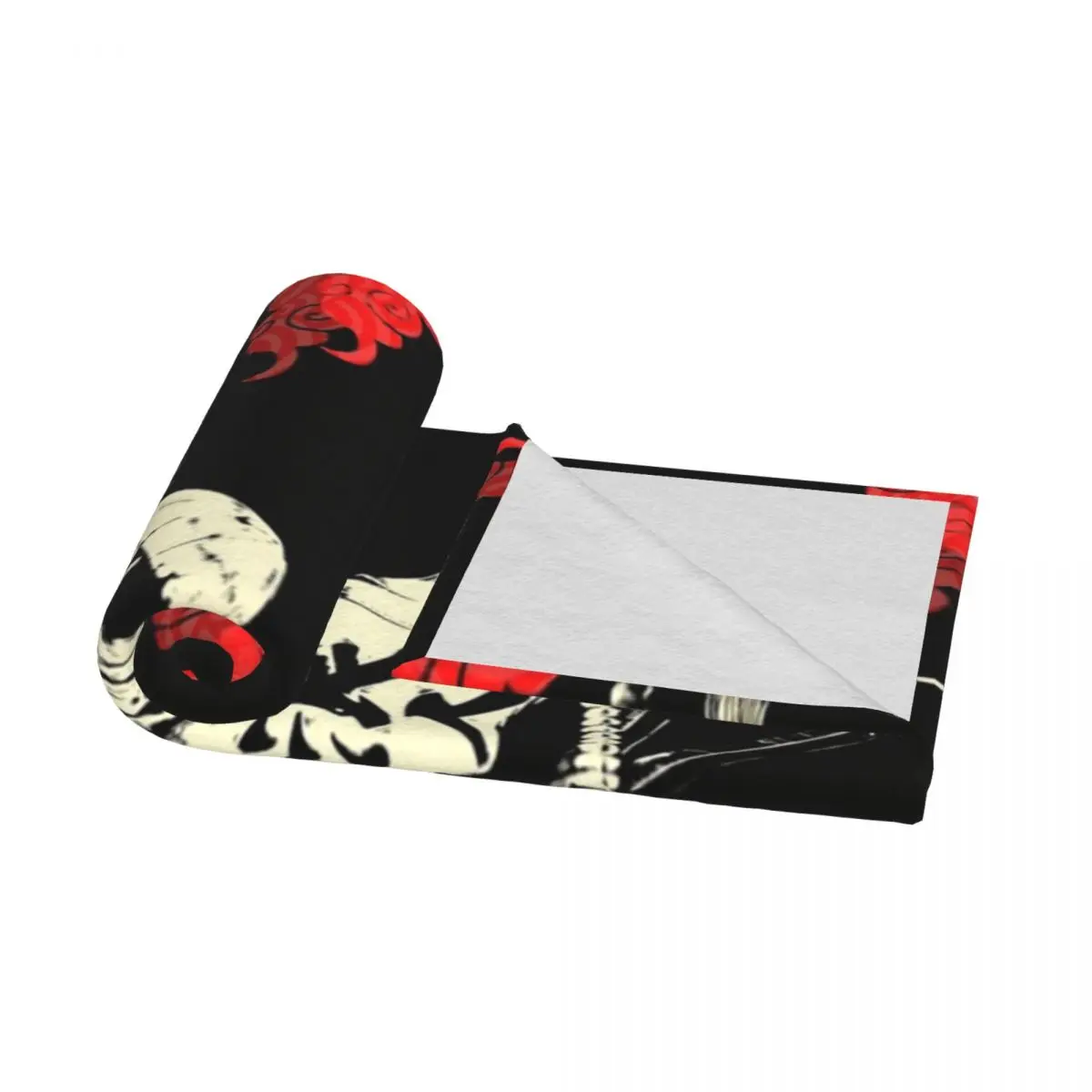 Красное облако японский самурайский воин анимация 1 плед покрывало для кровати