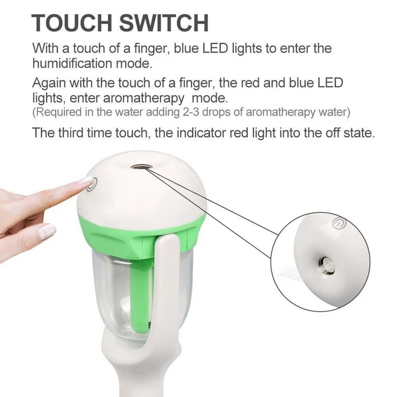 Автомобильный увлажнитель воздуха 12 В фитиль освежитель 50 мл автомобильный