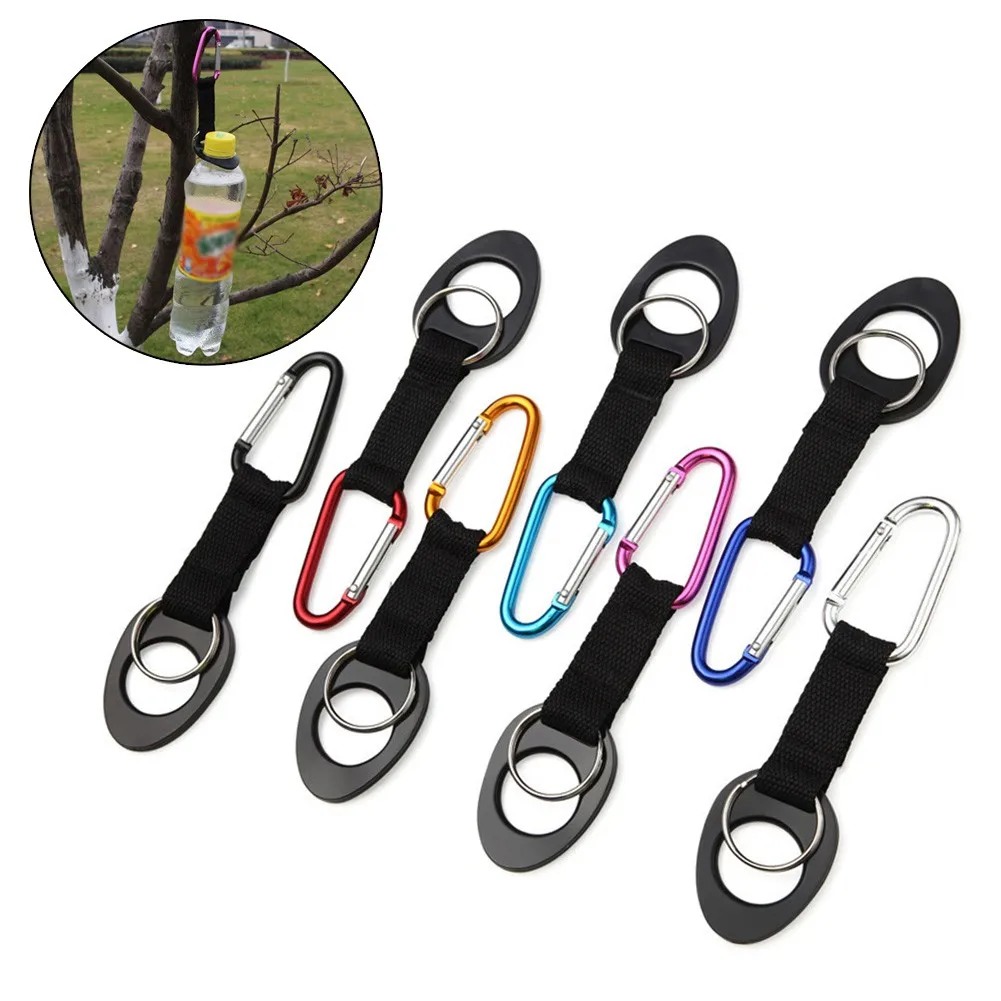 

Bottle Holder Rubber Bottle Buckle Material: Aluminum Alloy+rubber + Nylon Webbing