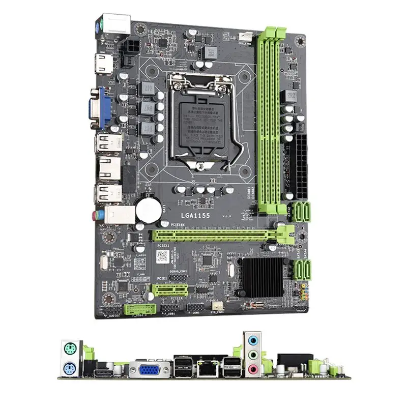 H61 рабочего Материнская плата LGA1155 для i3 i5 i7 Процессор поддержка ddr3 ПАМЯТЬ