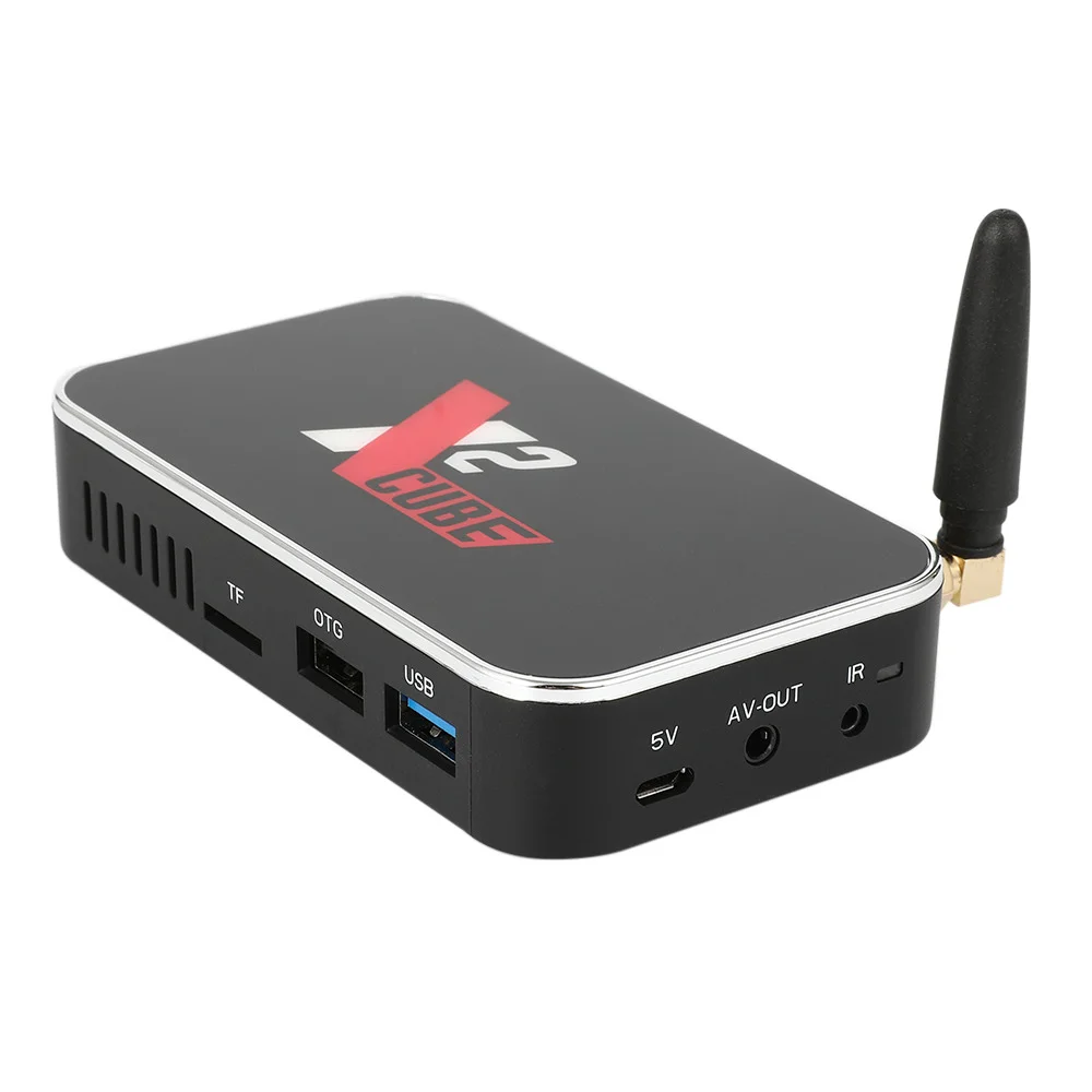 X2 PRO X2 cube Android9.0 Смарт ТВ приставка Amlogic S905X2 2G 16G 4G DDR4 3 2G приставка 2,4G/5G WiFi 1000M 4K HD медиаплеер
