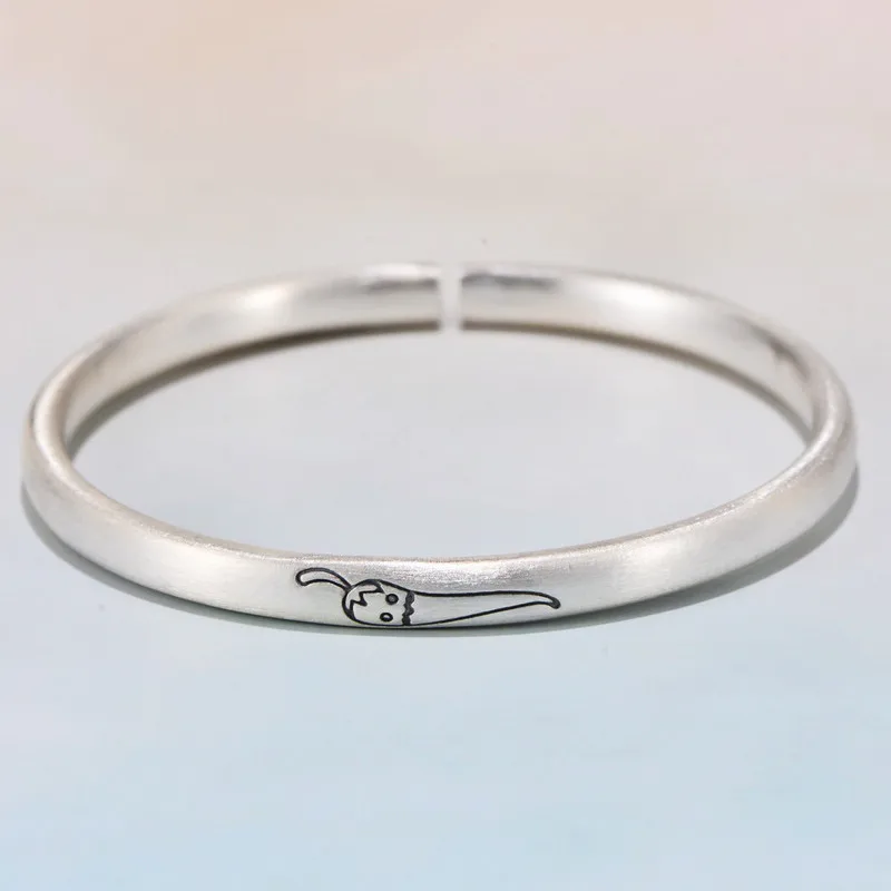 

LB2133 с серебряным покрытием Цвет Шарм Открытый браслет для запястья, ювелирное изделие для женщин 2019 Лидер продаж