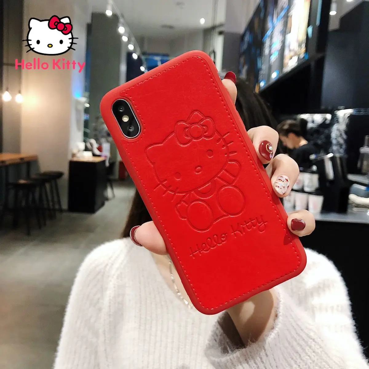 

Hello Kitty for IPhone7/8P/X/XR/XS/XSMAX/11/12Pro/12mini All-inclusive couple shatter-resistant cartoon mobile phone soft case
