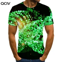 qciv brand geometry t shirt men abstraction anime clothes green funny t shirts smoke cloud t shirts 3d mens clothing hip hop