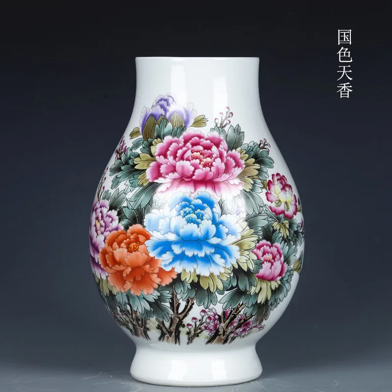 

Luxury China Vase Porcelain Outdoor Flower Vases Tabletop Vase Living Room Woonkamer Decoratie Vase Decoration Home BD50HP