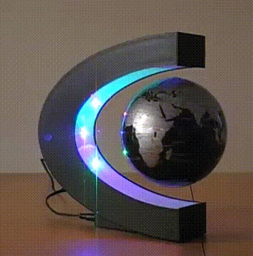 

D2 World Map Magnetic LED Levitation Floating Globe Home Electronic Antigravity Lamp Novelty Ball Light Birthday Decoration Gift