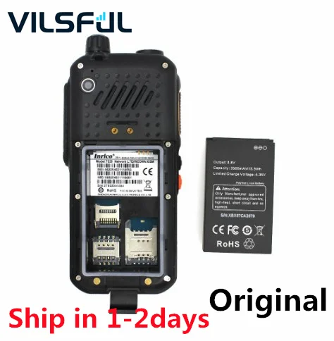 Inrico T320 Zello Radio 4G LTE Network Walkie Talkie 50km 100 km Android POC Transceiver Dual SIM Card Smart Phone for Hunting