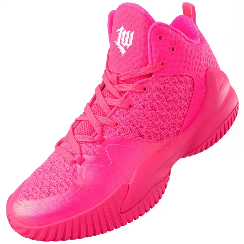 PEAK Lou Williams Street Master Men Basketball Shoes Sports Shoes Pink Sneakers Non-slip Cushioning Outdoor Wearable Breathable