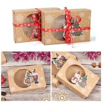 612pcs party supplies kids gift kraft paper plastic pvc candy wrapping bag christmas decor paper gift box cake package
