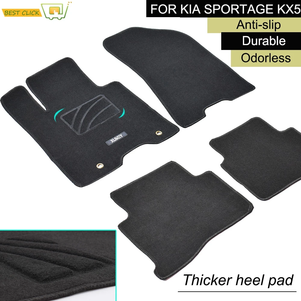 Автомобильный коврик для Kia SPORTAGE Kx5 LHD на заказ Коврик противоскользящий вкладыш Передняя Задняя накладка Водонепроницаемая без запаха