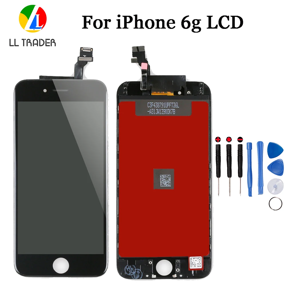 Черный 4 7-дюймовый ЖК-дисплей для iPhone 6 сенсорный 3D-экран дигитайзер в сборе +