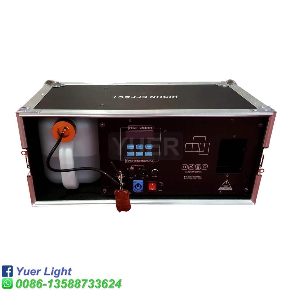 2000 Вт дымовая машина объемом 5 л Машина DMX 512 профессиональное сценическое