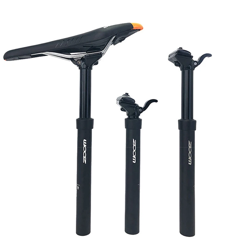 

Подседельный штырь велосипеда ZOOM стойка сиденья для велосипеда мtb, регулируемая амортизирующая подвеска, подседельный штырь из сплава, зап...