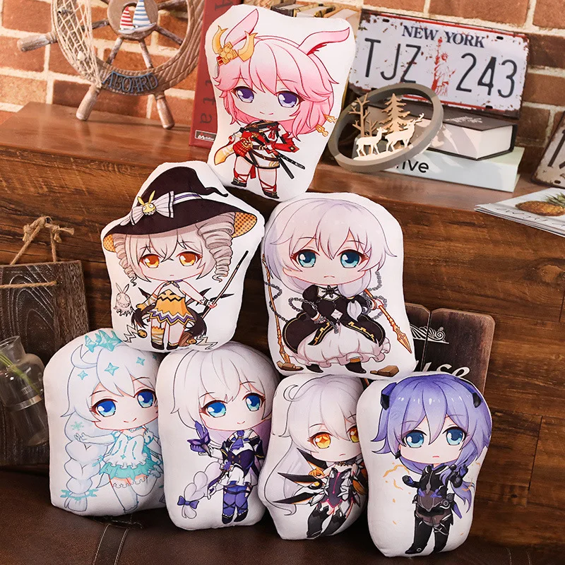 Игра Honkai Impact 3 плюшевая игрушка MmiHoYo Kiana Kaslana Райден МЭЙ модель куклы подушка