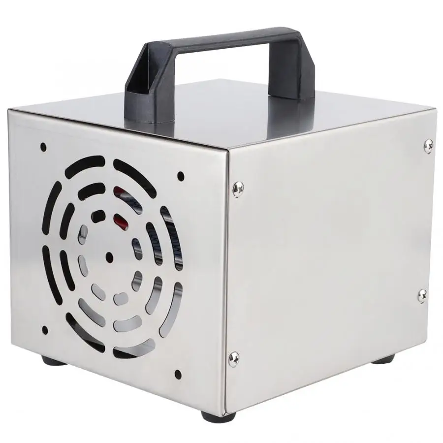 

220V 20g Timing Switch Stainless Steel Household Ozone Generator Machine Air Purifier Ozonizer Air Cleaner