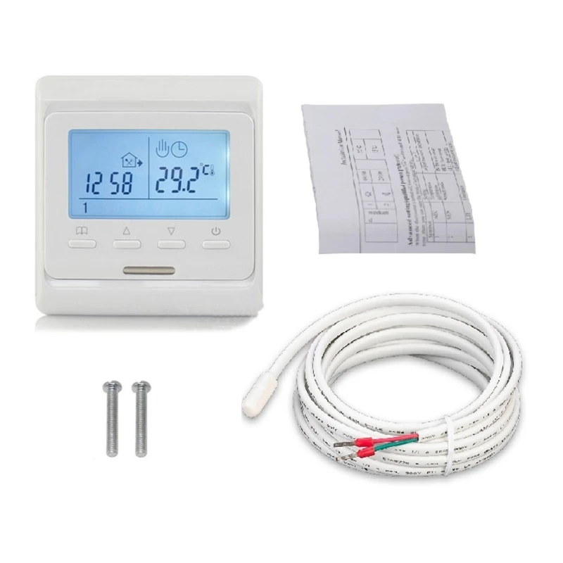 

16A 230V AC Digital Electric Water Heating Temperature Controller LCD Programmab E5BE