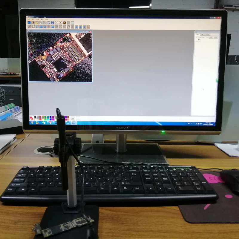 Цифровой микроскоп 1X-600X с увеличением 10 мм HD USB электронный ручка увеличительное