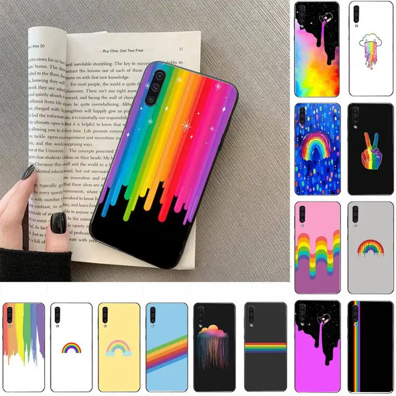 

Rainbow art Phone Case For Samsung Galaxy a50 A30S A50S a71 70 a10 case samsung a51 TPU Cases Capa