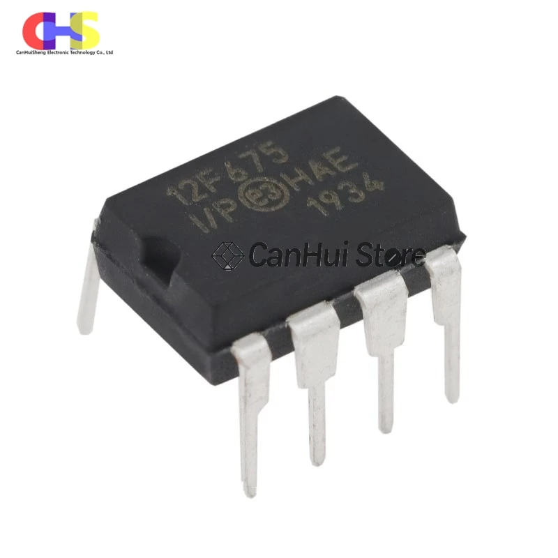 2 шт./лот PIC12F675-I/P PIC12F675 12F675 в наличии DIP-8 | Электронные компоненты и принадлежности