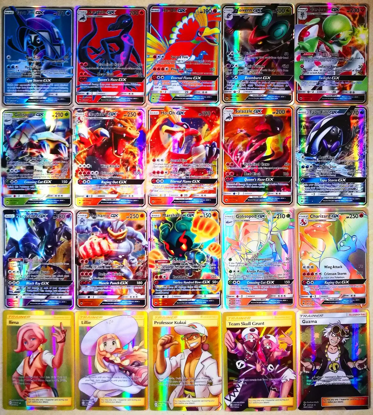 100 шт./компл. Pokemon TAKARA TOMY тренер GX EX GA боевые игрушки хобби Коллекционные вещи игра Коллекция аниме-открытки для детей