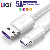 ugi 5a fast charger cable fast charging type c usb c cable for huawei p30 p40 pro for samsung s10 s9 xiaomi oneplus google pixel