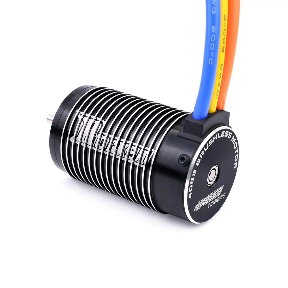 Бессенсорный бесщеточный двигатель Rocket 4068 2050KV 1900KV 4P для 1/8 RC гоночного автомобиля
