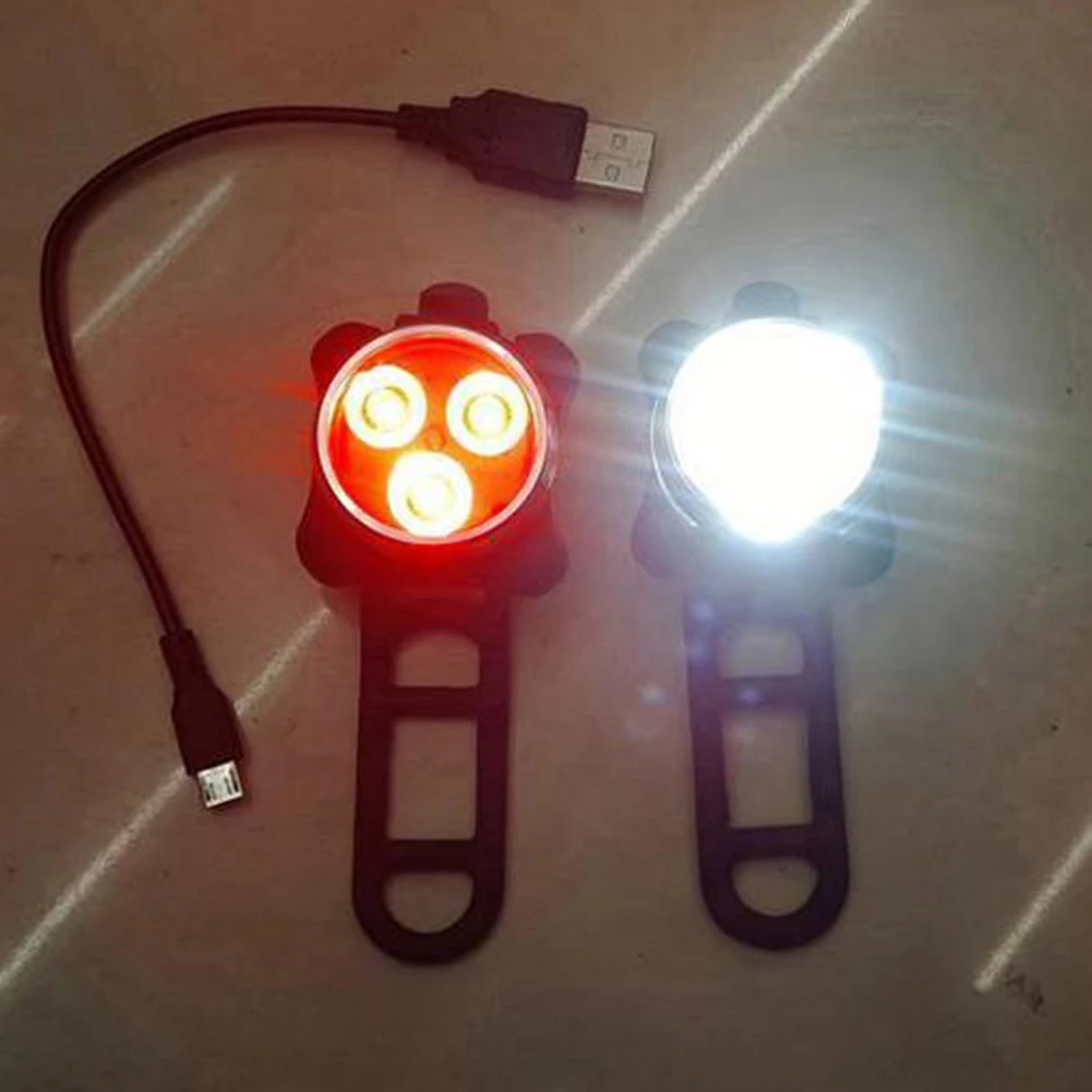 Велосипедный задний светильник карат Тип велосипед Предупреждение лампа USB