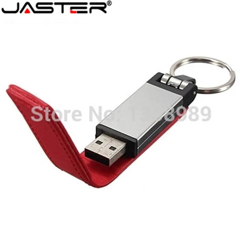 

Новый кожаный и металлический USB флеш-накопитель JASRER 2015, флешка 8 ГБ, 16 ГБ, 32 ГБ, коммерческий брелок, карта памяти, диск usd