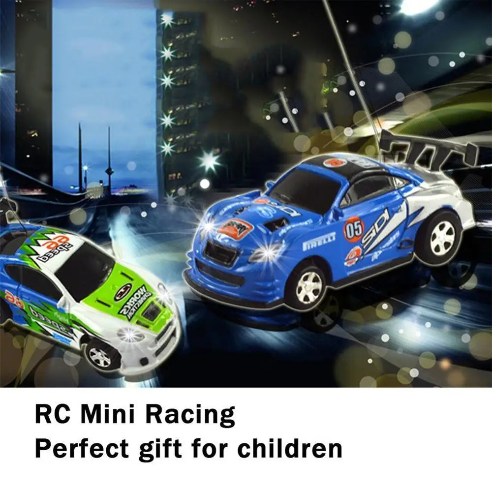 Горячая Распродажа 1/63 Coke Can Мини RC автомобиль Многоцветная высокая скорость грузовик радио пульт дистанционного управления микро гоночный контроль e Электрический цвет случайный