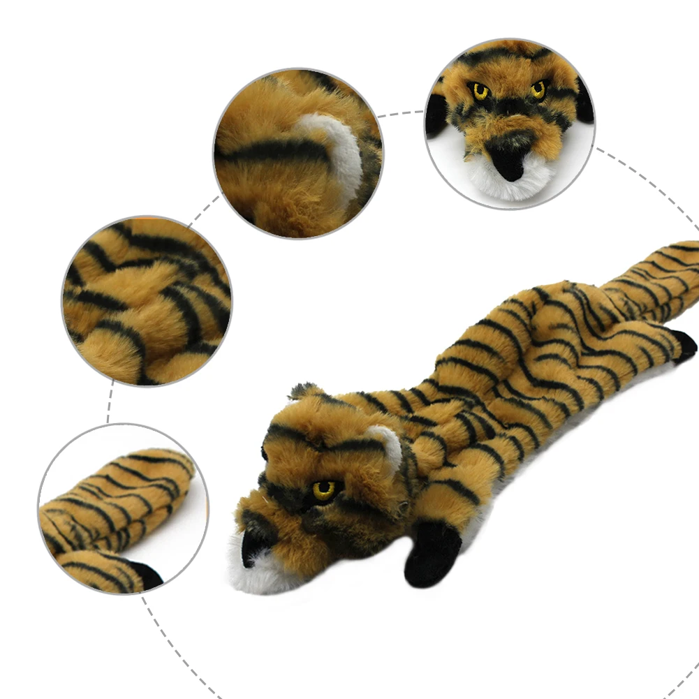 Милые животные тигра леопарда льва игрушки для животных жевательные скрипучие