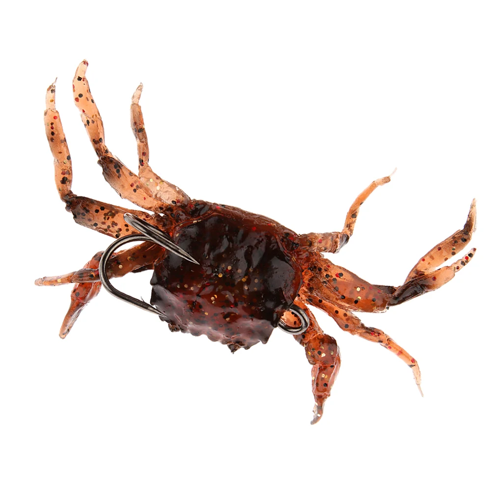 2 шт. мягкие рыболовные приманки в виде краба | Спорт и развлечения